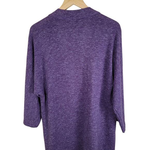 Signature Collection by Usra Vintage Womens Duster Open Cardigan size S Purple - Picture 3 of 8